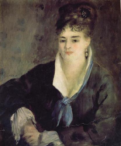 Pierre Renoir Woman in Black Germany oil painting art